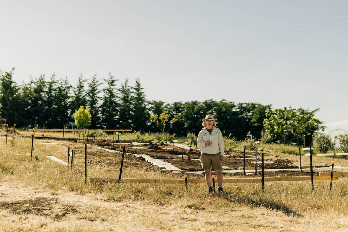 And so, construction for the tasting room begins!