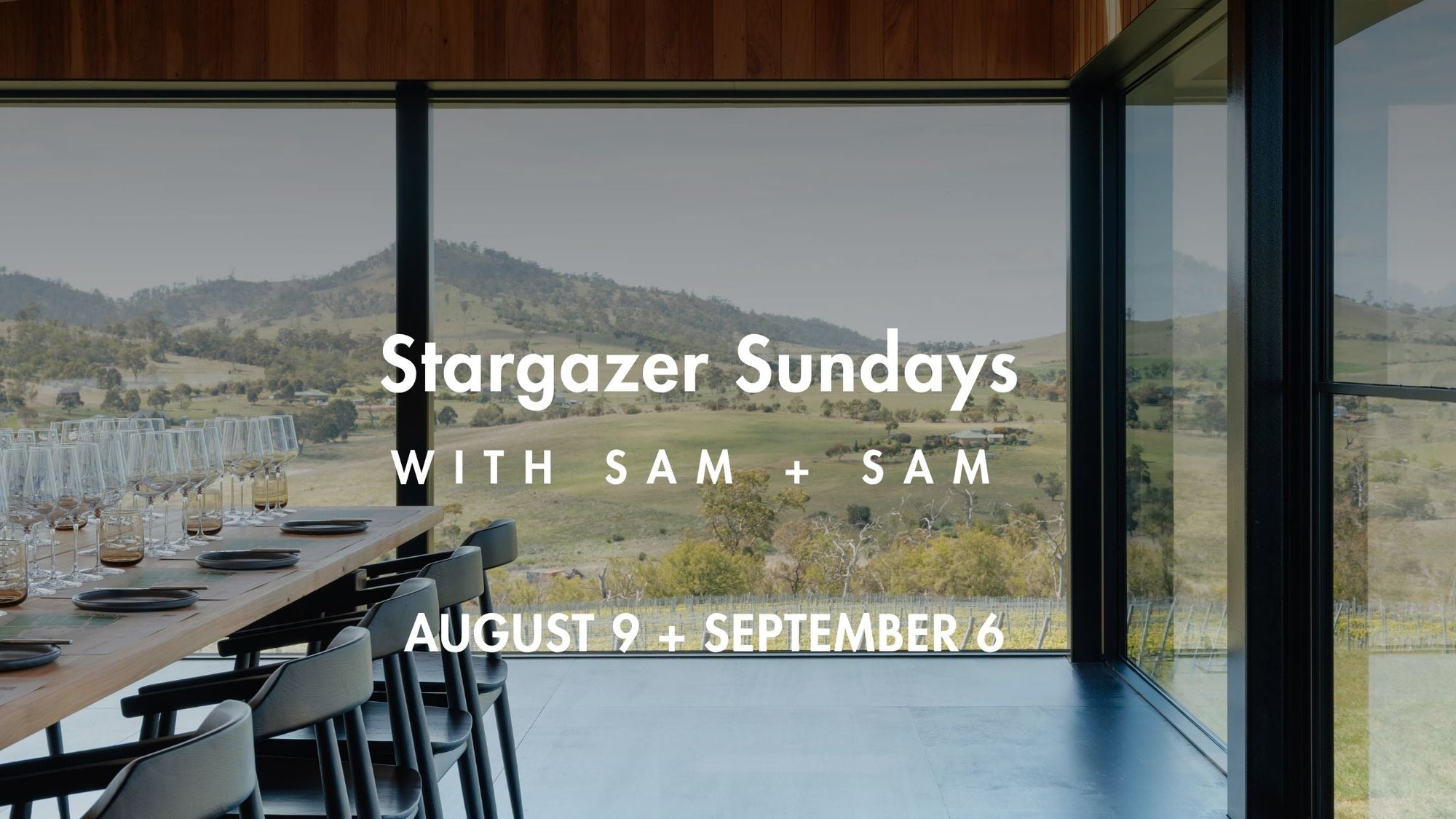 Stargazer Sundays with Sam x Sam in the Tasting Room