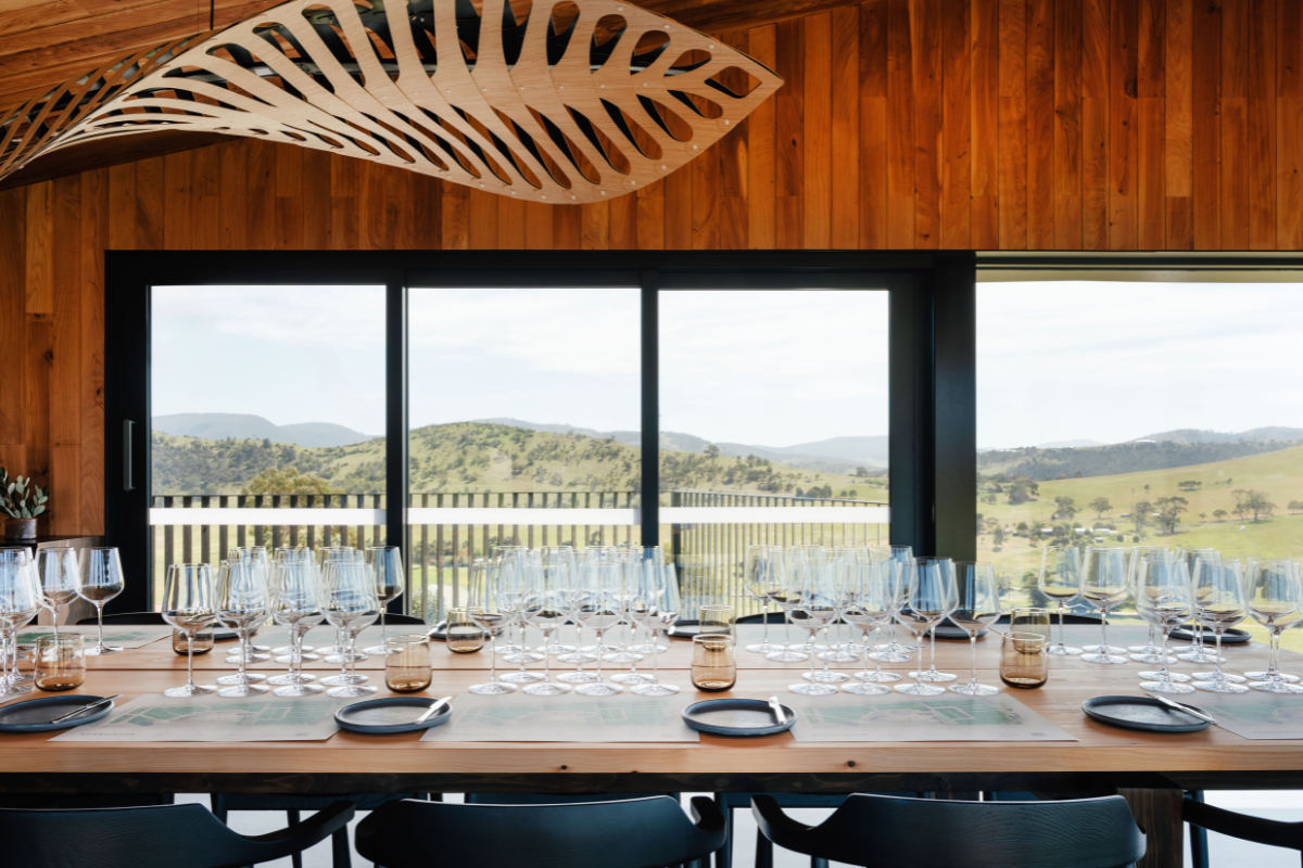 Our Tasting Room Table